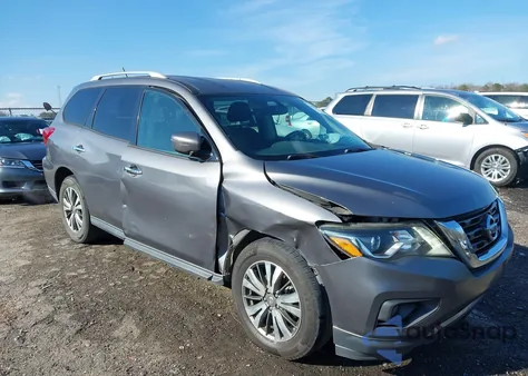 2017 Nissan Pathfinder Platinum/S/Sl/Sv из США, поврежденный, VIN 5N1DR2MN6HC614940